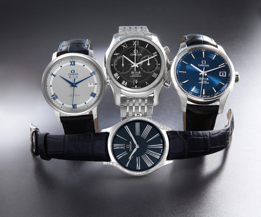 Omega De Ville Hour Vision, De Ville Tresor, and De Ville Co-Axial Watches