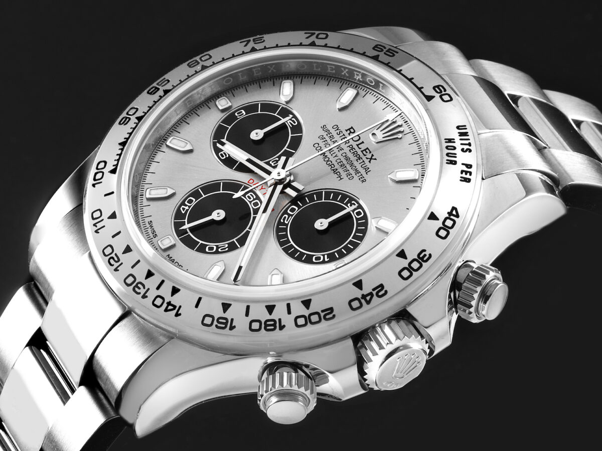 Rolex Daytona White Gold Silver Dial Mens Watch 116509