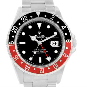 GMT Master II Black Red Coke Bezel Automatic Mens Watch 16710