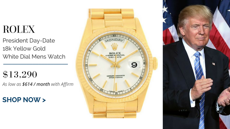 Rolex President Day Date on DONALD TRUMP | President of the United States