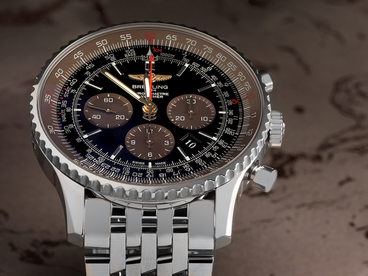 Breitling Navitimer Steel Chocolate Dial