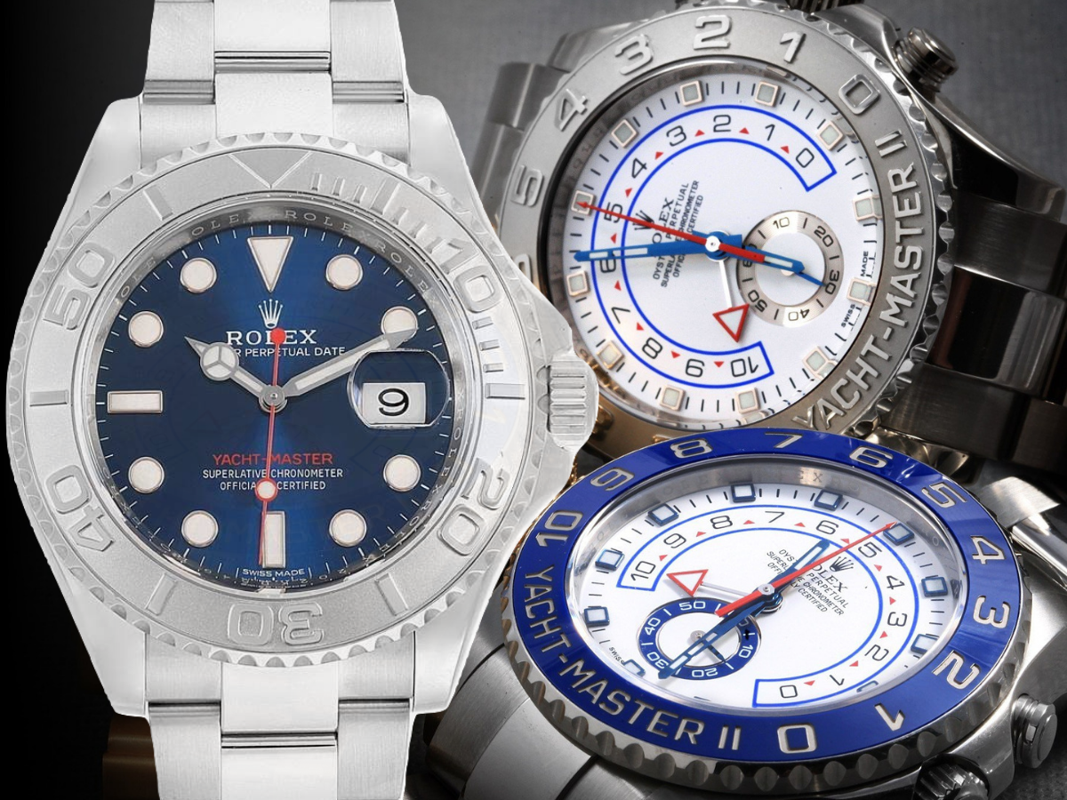 rolex yachtmaster and yachtmaster ii