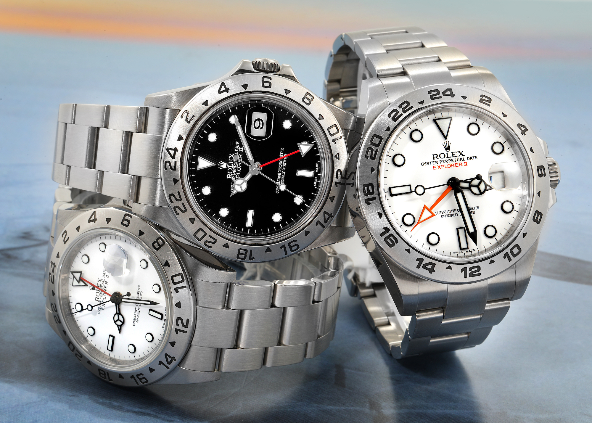 Rolex Explorer II White and Black Dial Watches