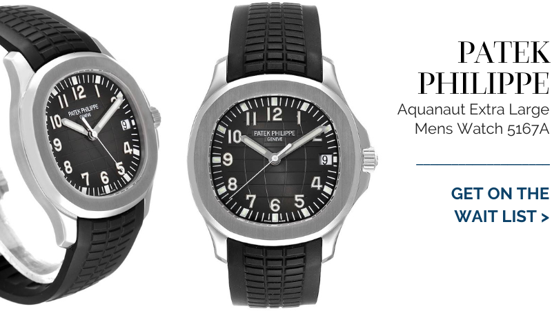 Patek Philippe Aquanaut Extra Large Mens Watch 5167A