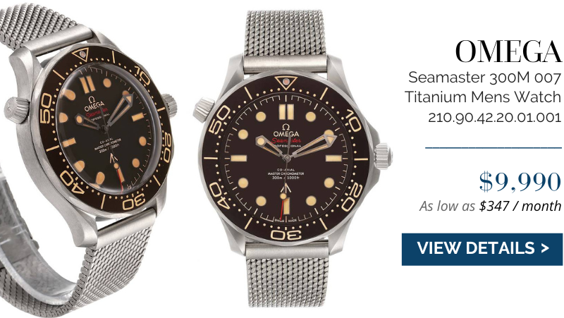 Omega Seamaster 300M 007 Edition Titanium Mens Watch 210.90.42.20.01.001