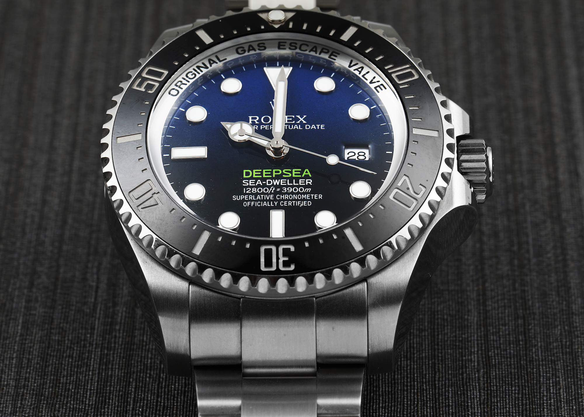 Rolex Seadweller Deepsea Cameron D-Blue Steel Mens Watch