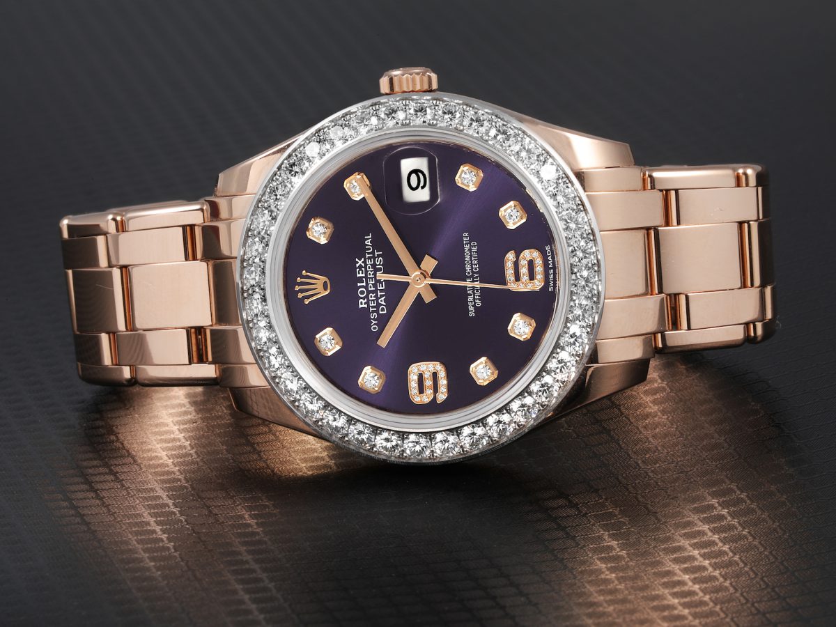 Rolex Pearlmaster 39 Purple Dial
