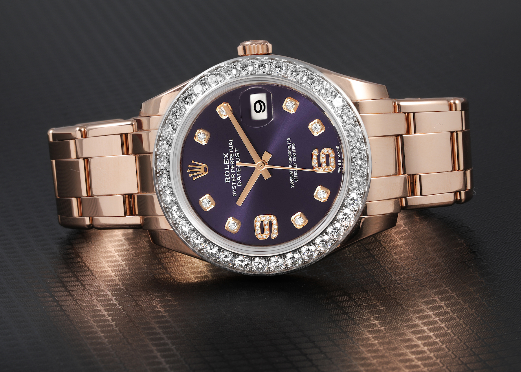 Rolex Pearlmaster 39 Purple Dial