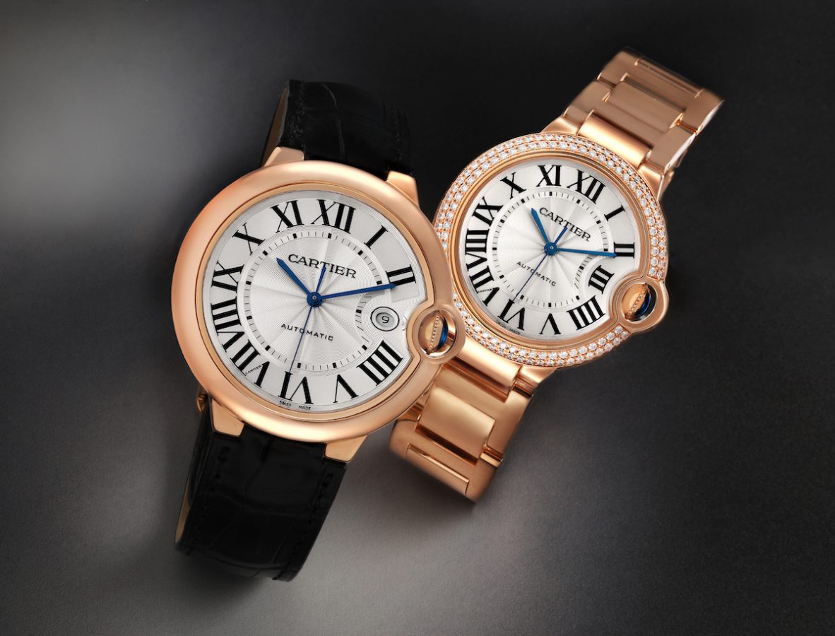 Cartier Ballon Bleu Rose Gold Watches
