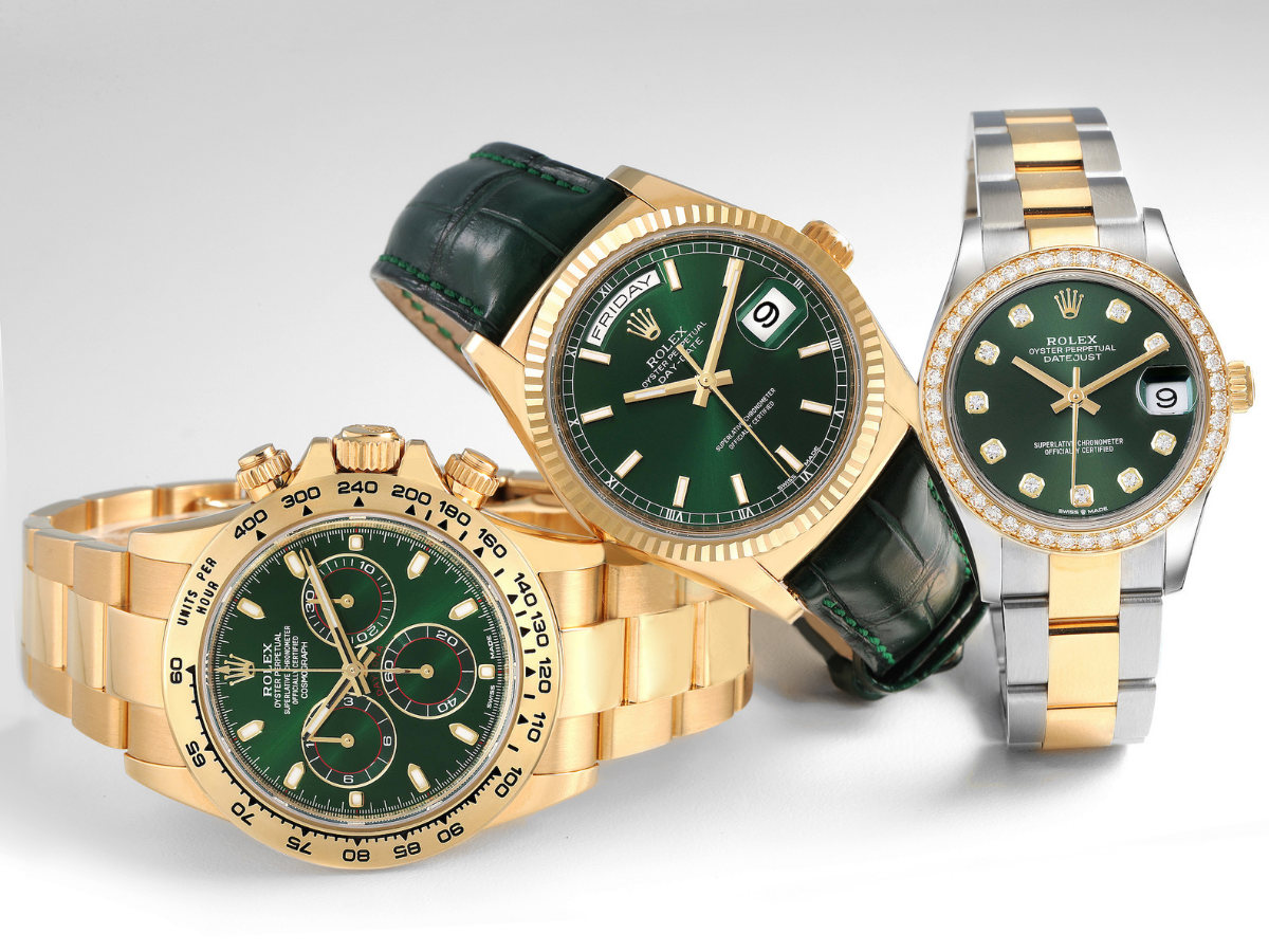 rolex green dial