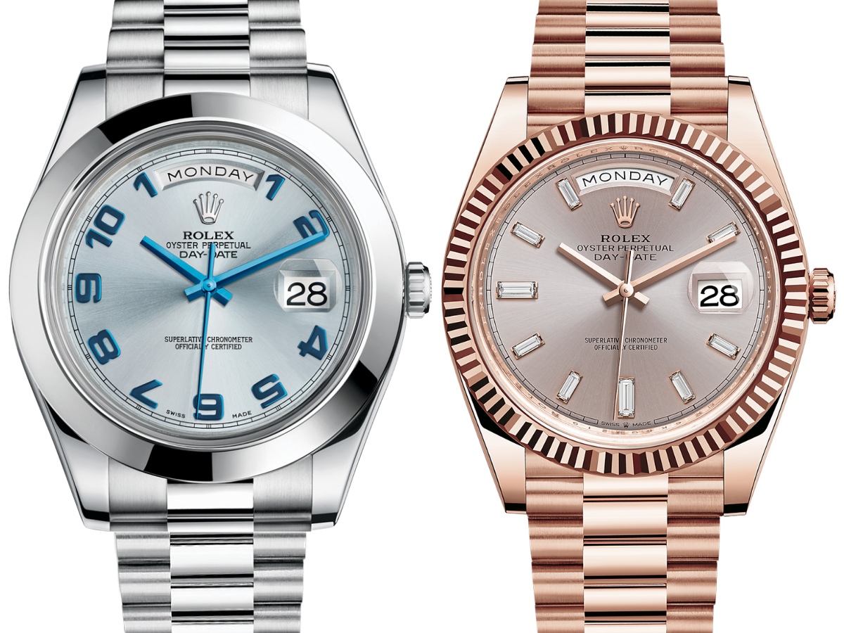 rolex day-date ii and day-date 40