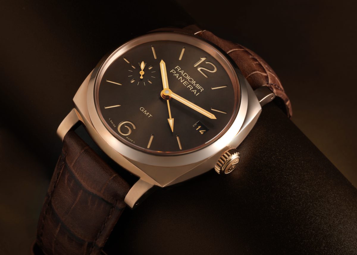 Panerai Radiomir 1940 3 Days GMT Oro Rosso 18k Rose Gold Watch PAM00570 
