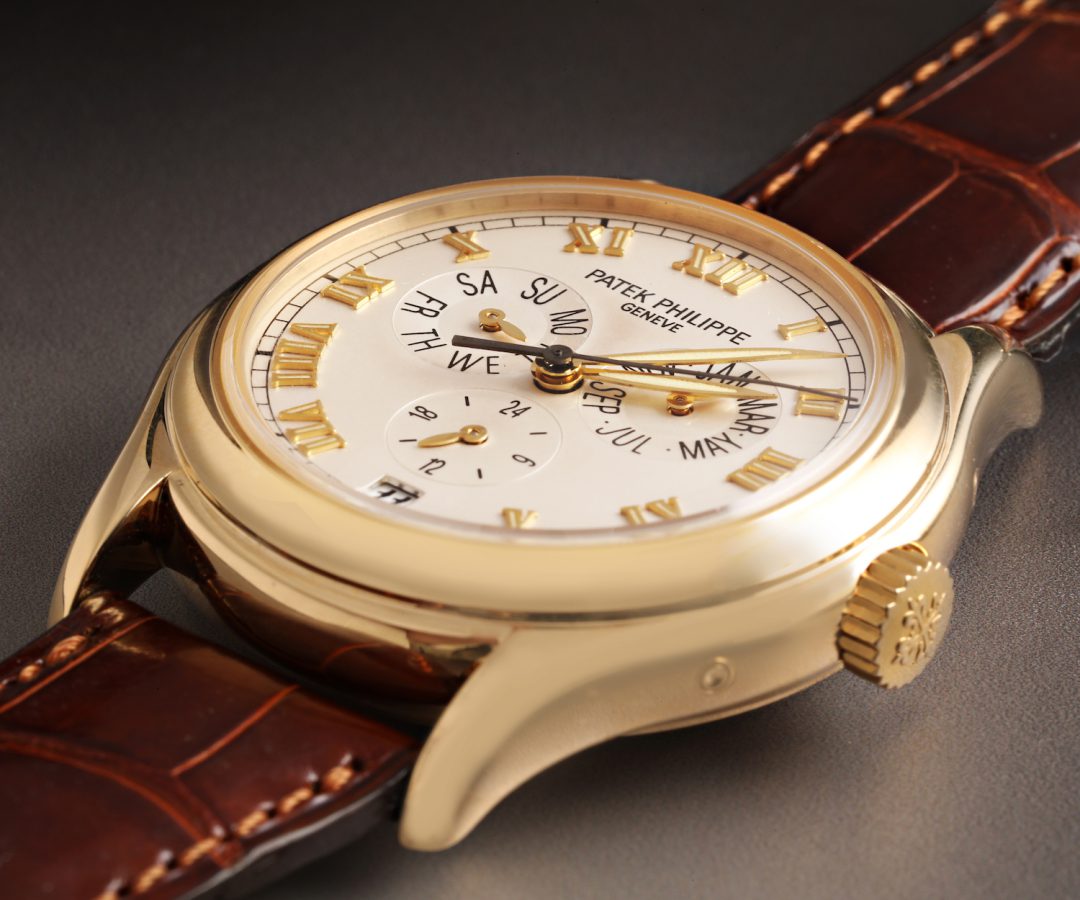 All photos are of the actual watch in stock Patek Philippe Complications Annual Calendar Yellow Gold Watch 5035 5035j
