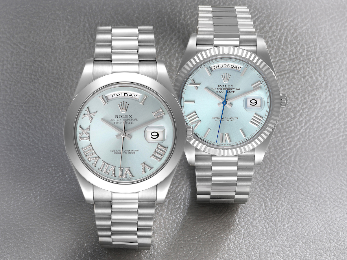 Rolex Day-Date Ice Blue Dial 218206 228236