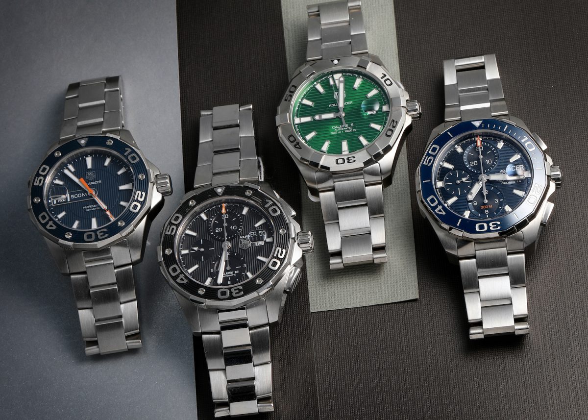 Second generation Tag Heuer Aquaracer Watches