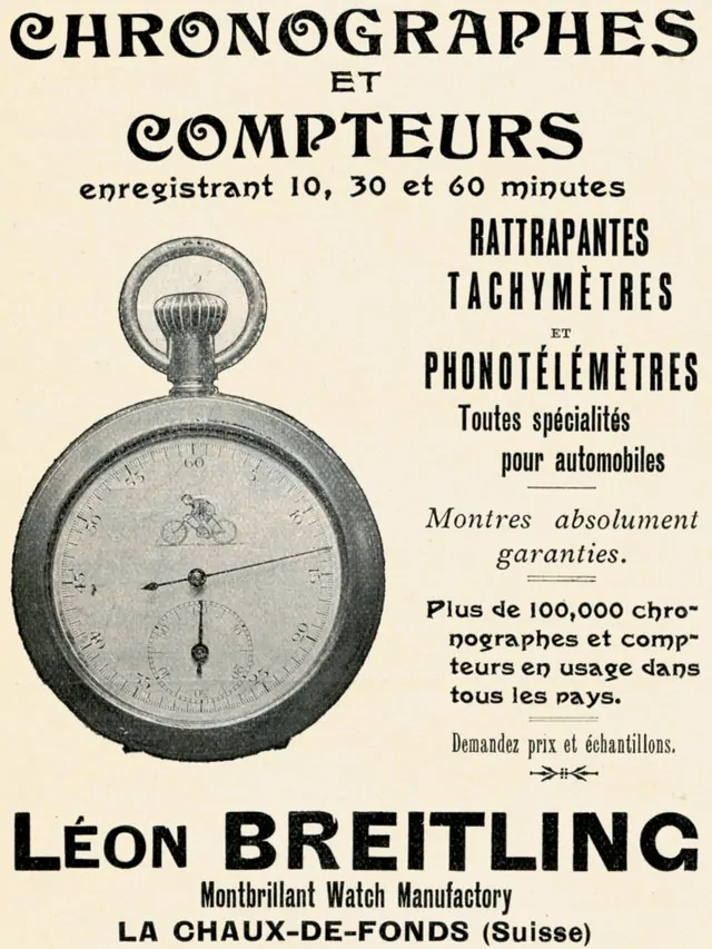 Leon Breitling Advertisement