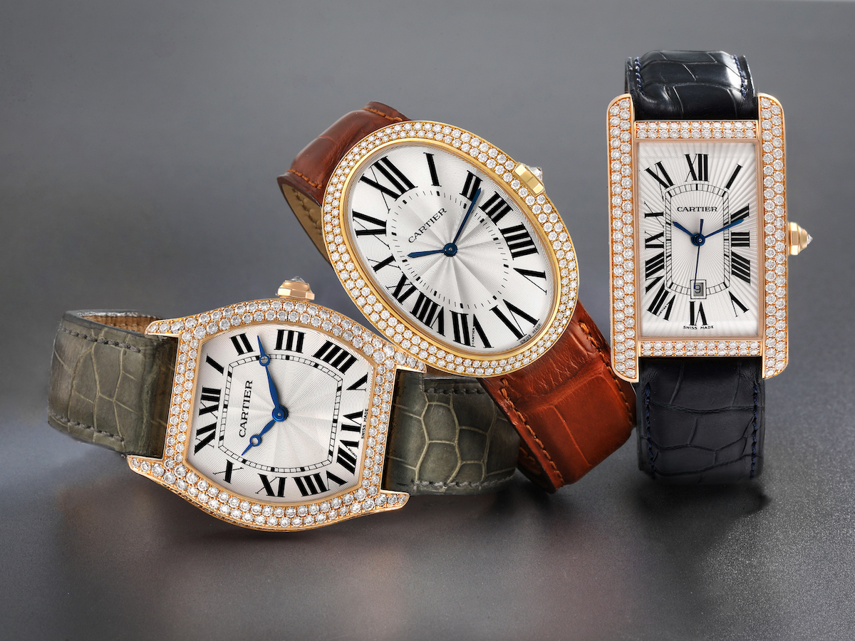 Cartier Tortue, Baignoire, and Tank Americaine