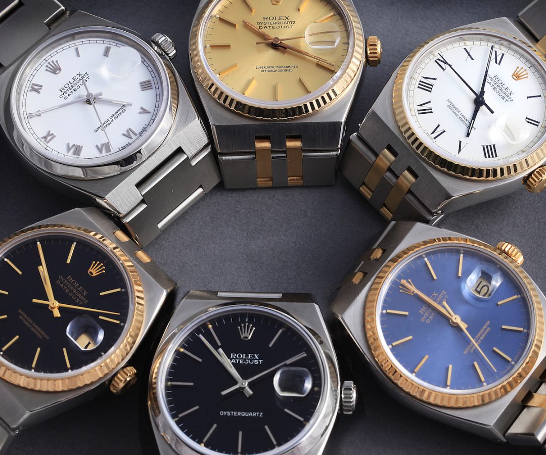 Rolex Oysterquartz Datejust watches