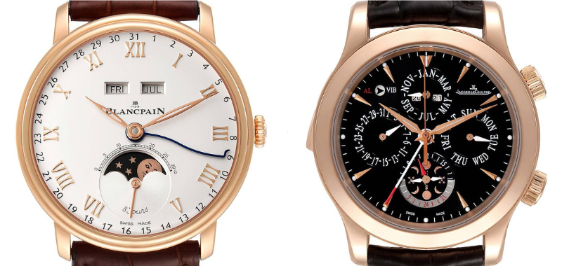 Blancpain Villeret Complete Calendar 8 Days and Jaeger Lecoultre Master Grande Reveil
