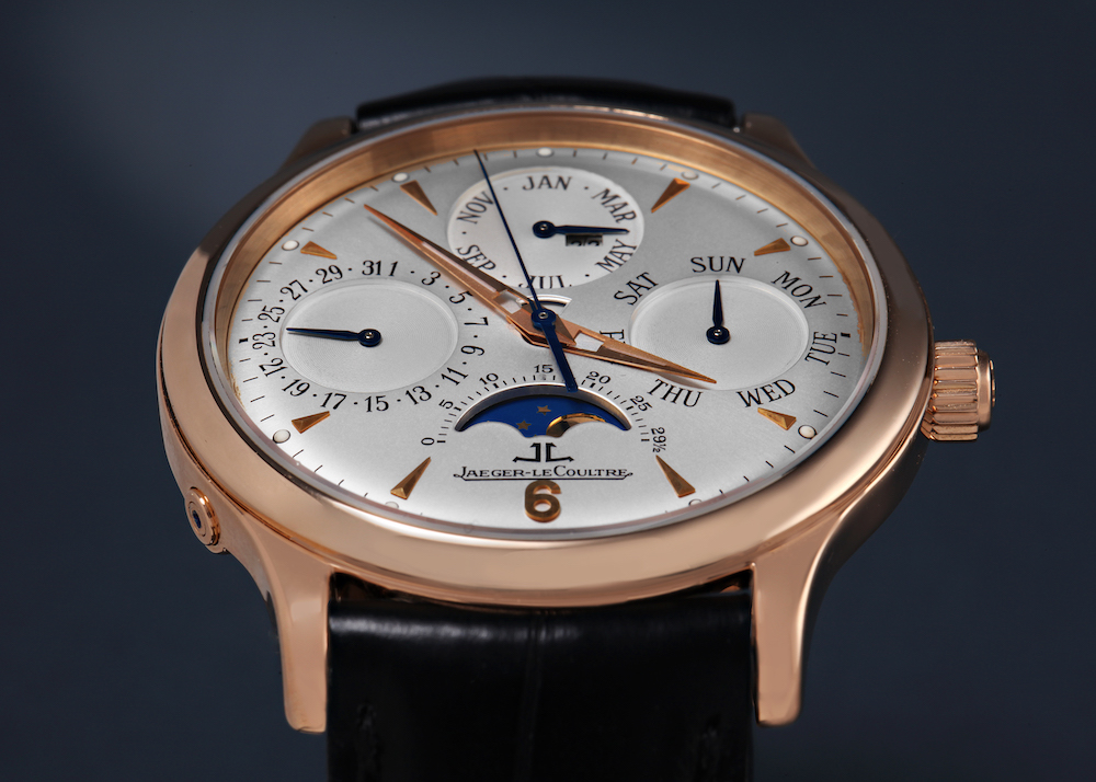 Jaeger Lecoultre Master Control Perpetual Calendar Rose Gold Watch 140.2.80