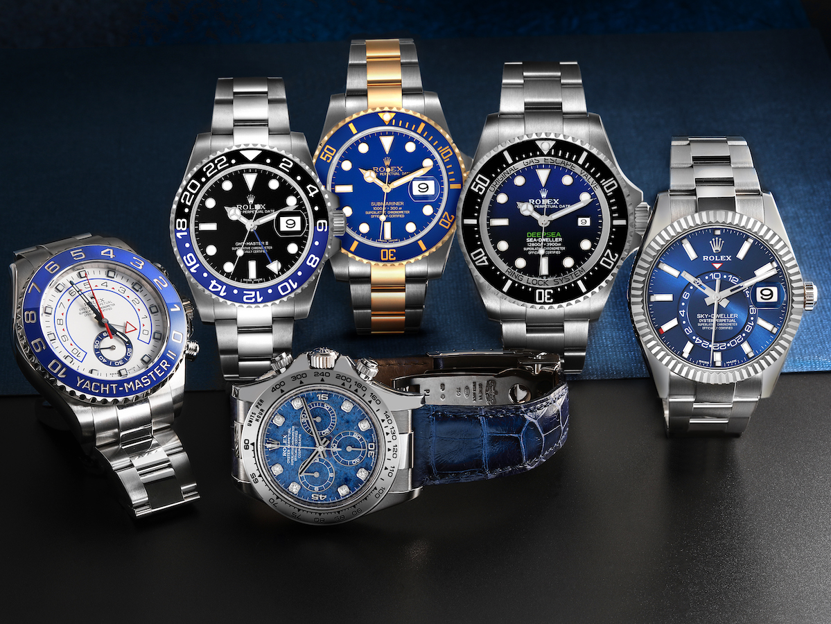 Rolex Blue Sports Watches