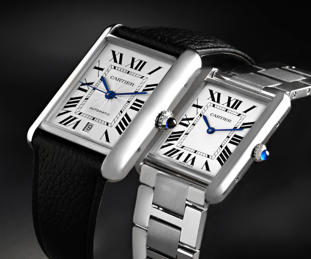 Cartier Tank Louis and Tank Solo Steel Watches