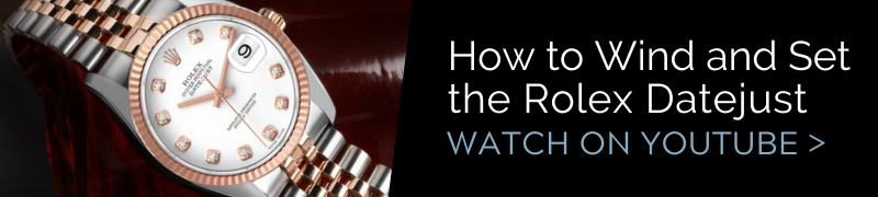 How to Wind and Set the Rolex Datejust