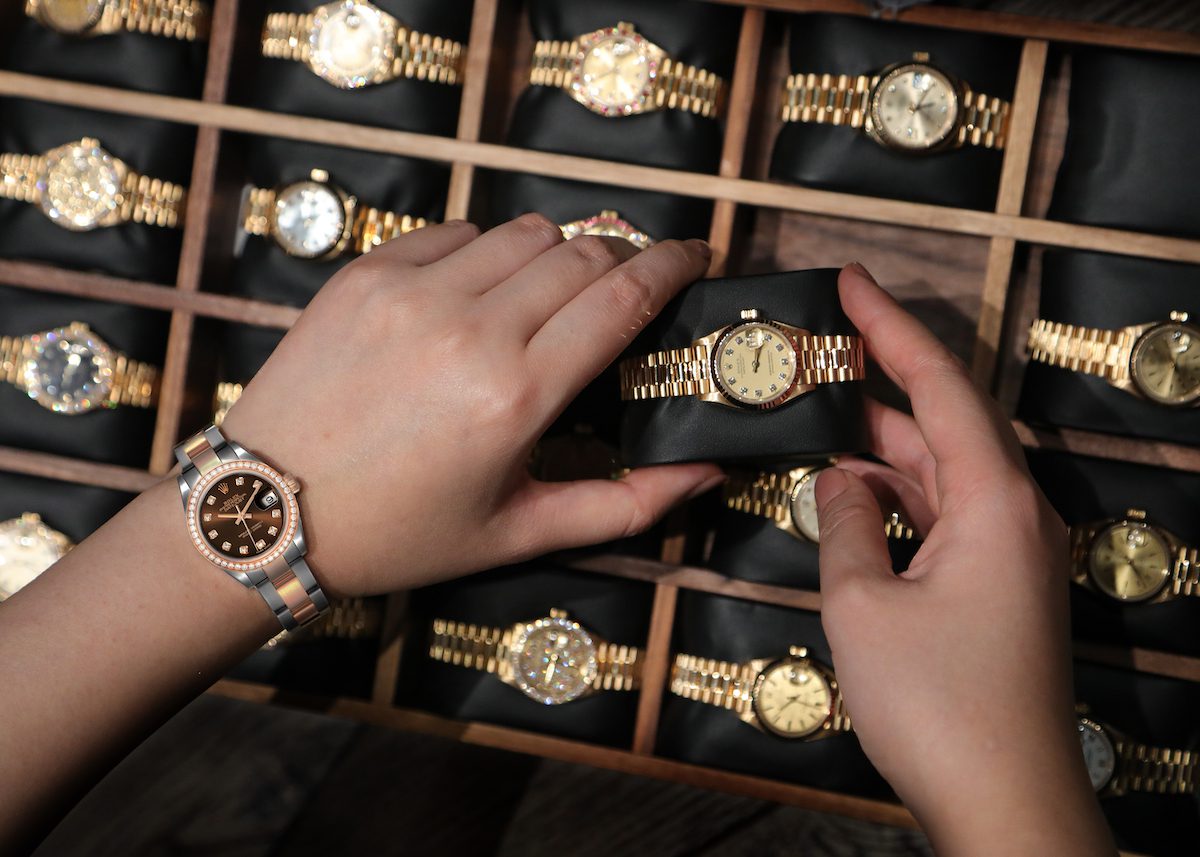 Rolex Ladies Datejust Selection: Steel and Rose Gold and Gold Watches