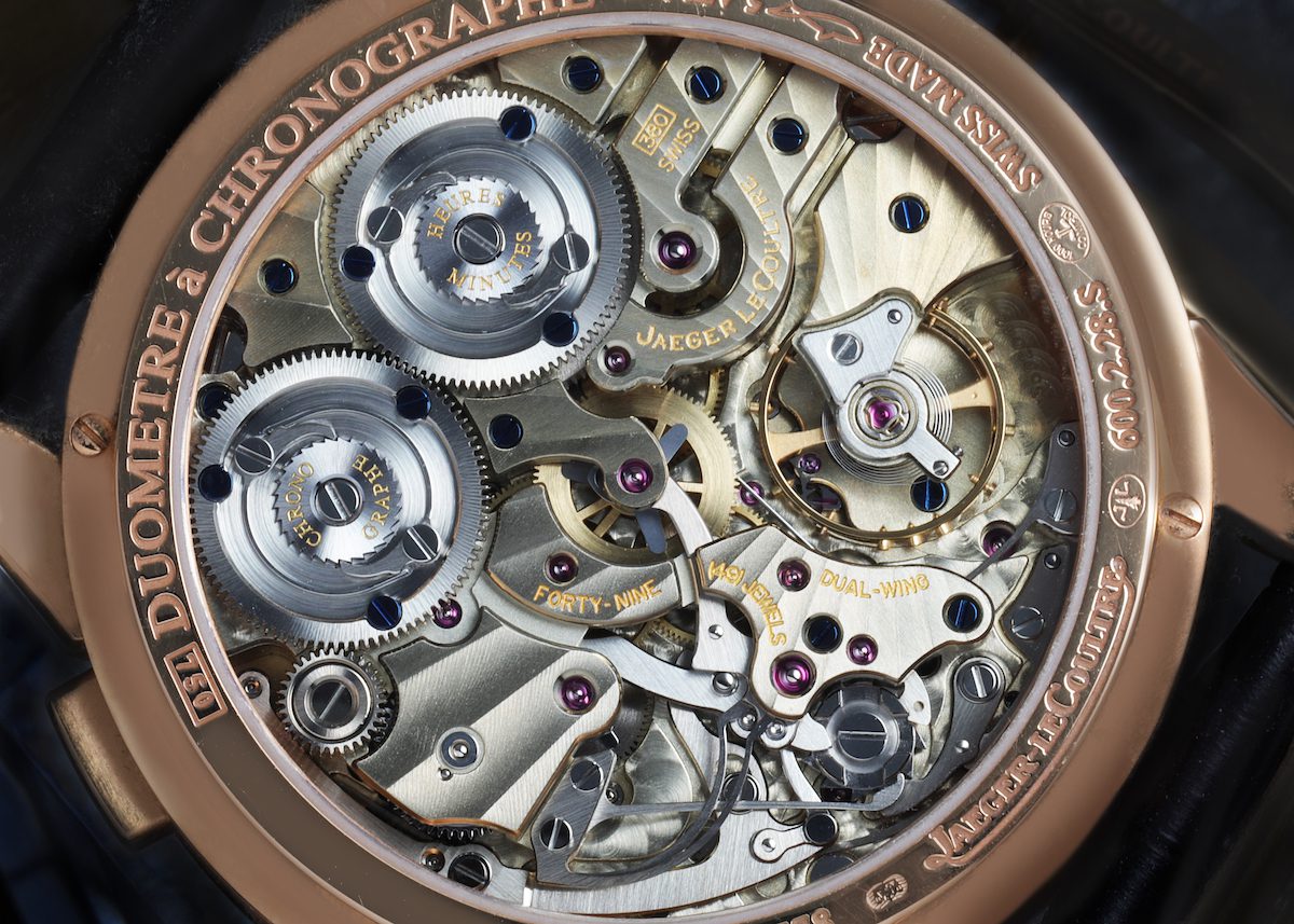 Manual winding Jaeger LeCoultre watch movement
