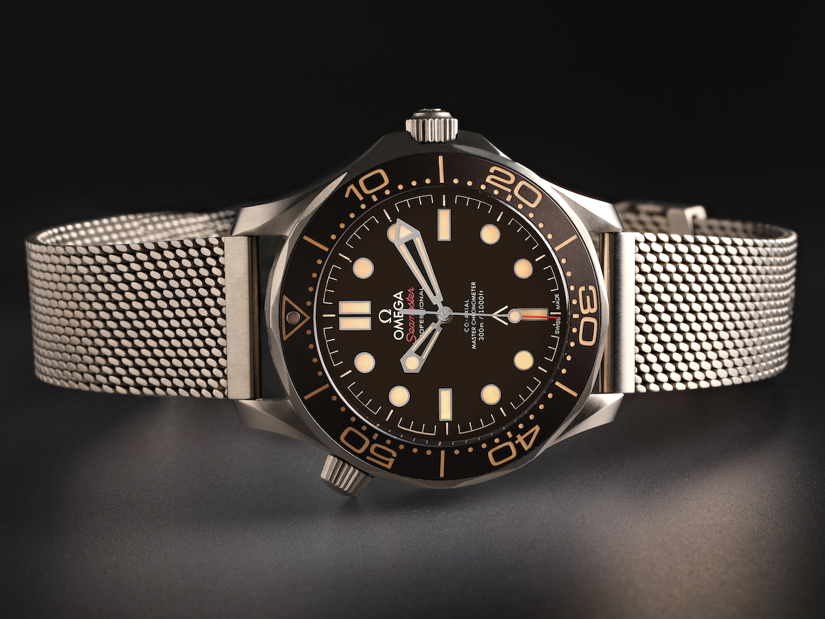 James Bond's Omega Watches - Omega Seamaster 300M 007 Edition Titanium Watch 210.90.42.20.01.001