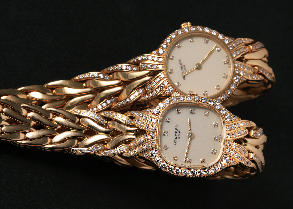 Patek Philippe La Flamme 18k Yellow Gold Diamond Ladies Watch 4715