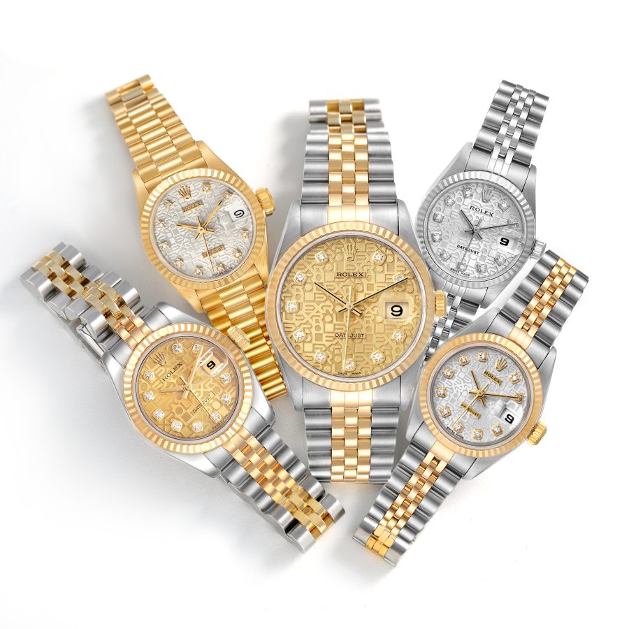 Rolex Datejust Steel and Gold Ladies Watches