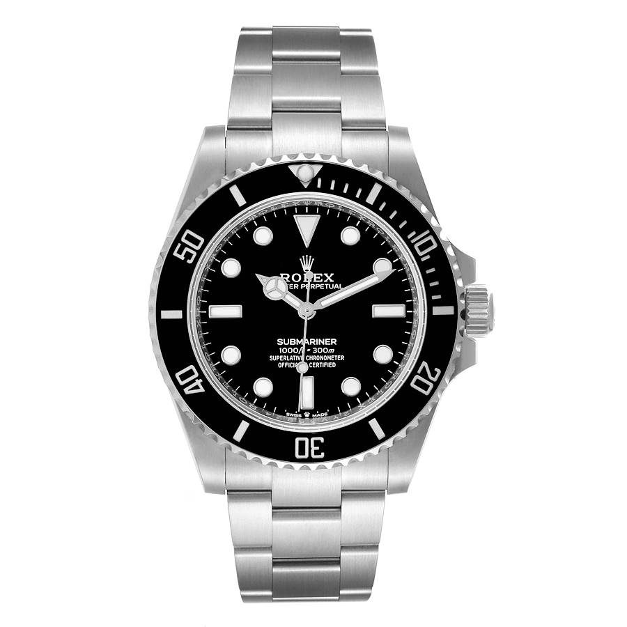 Rolex Submariner Non-Date Ceramic Bezel Steel Mens Watch 124060
