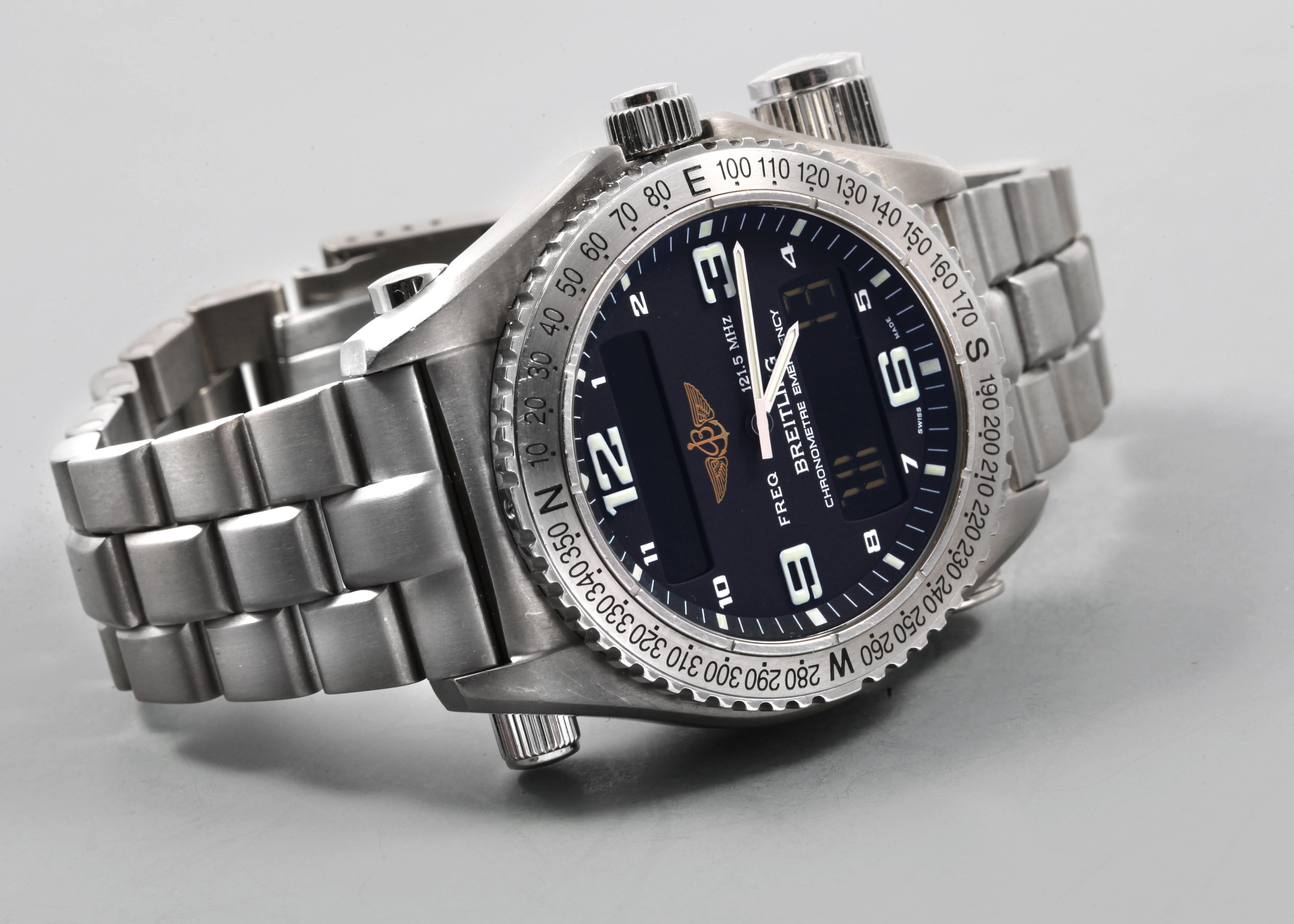 Breitling Emergency Superquartz LCD Titanium Watch E76321