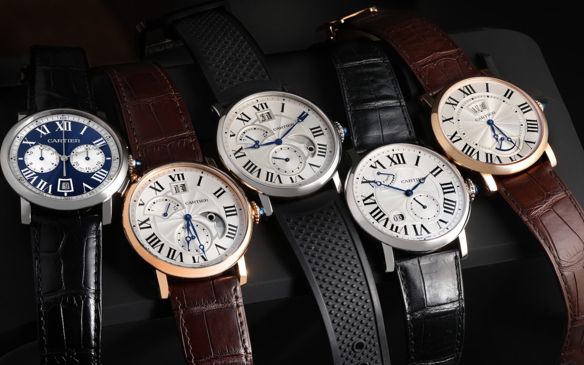 Cartier Rotonde Watches - Chronograph, Power Reserve, and Dual Time Models