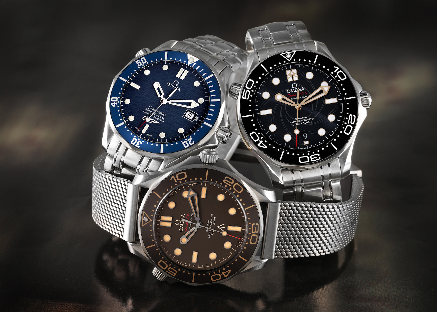 Omega Seamaster 300M Diver Watches - Seamaster Bond, Seamaster Co-Axial, Seamaster 007 Titanium