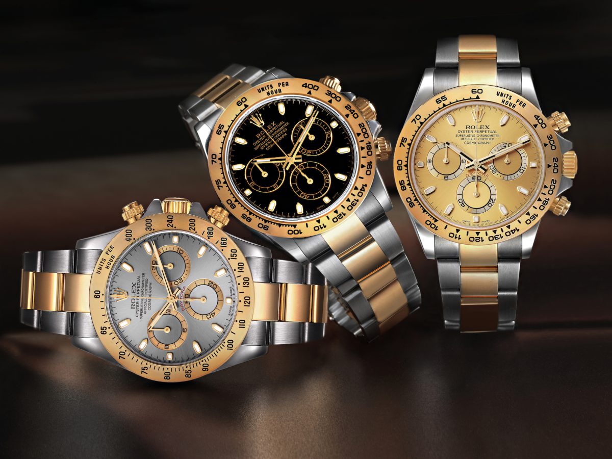 Rolex Cosmograph Daytona Steel Yellow Gold Watches