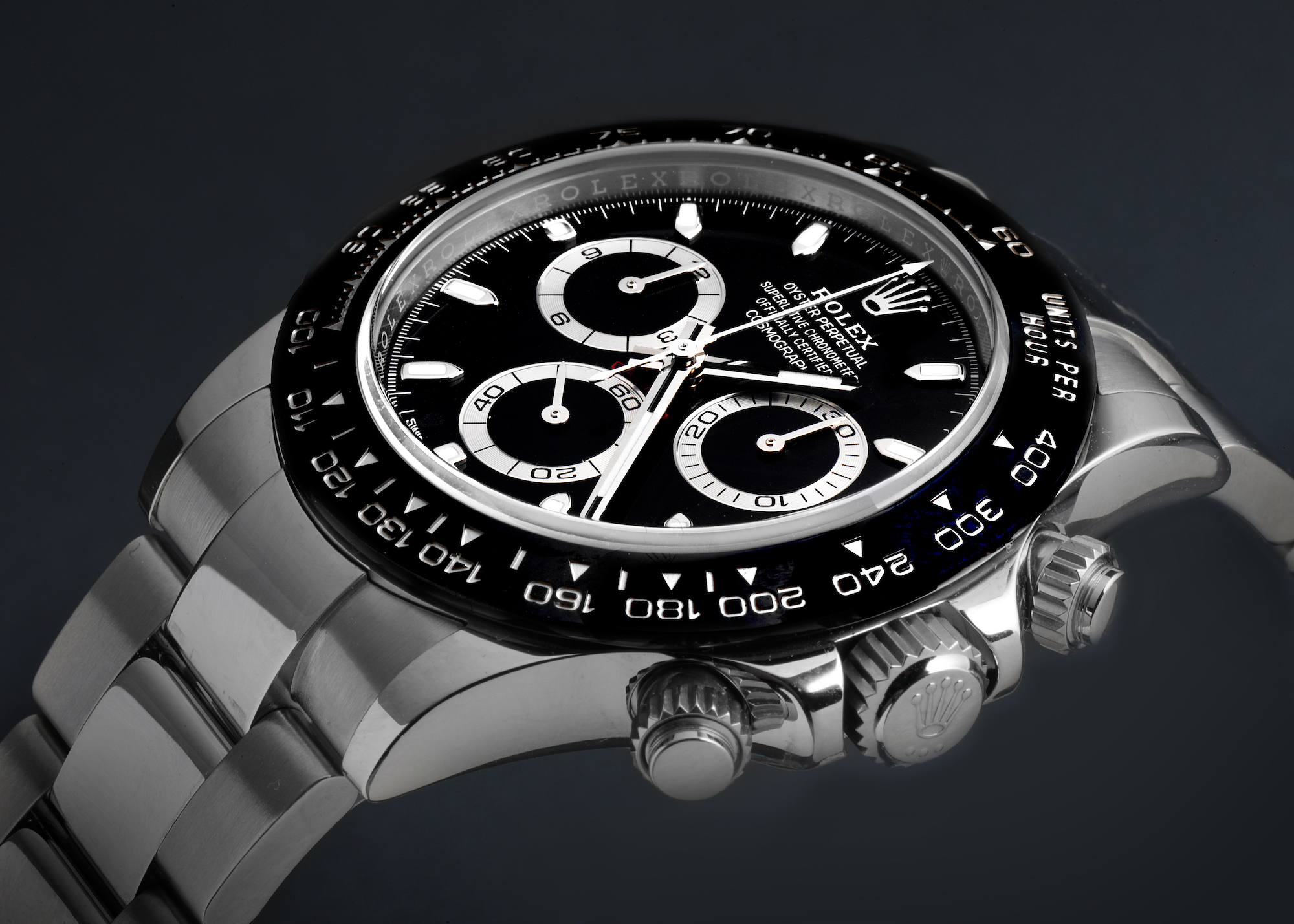 Rolex Cosmograph Daytona Ceramic Bezel Black Dial Mens Watch 116500
