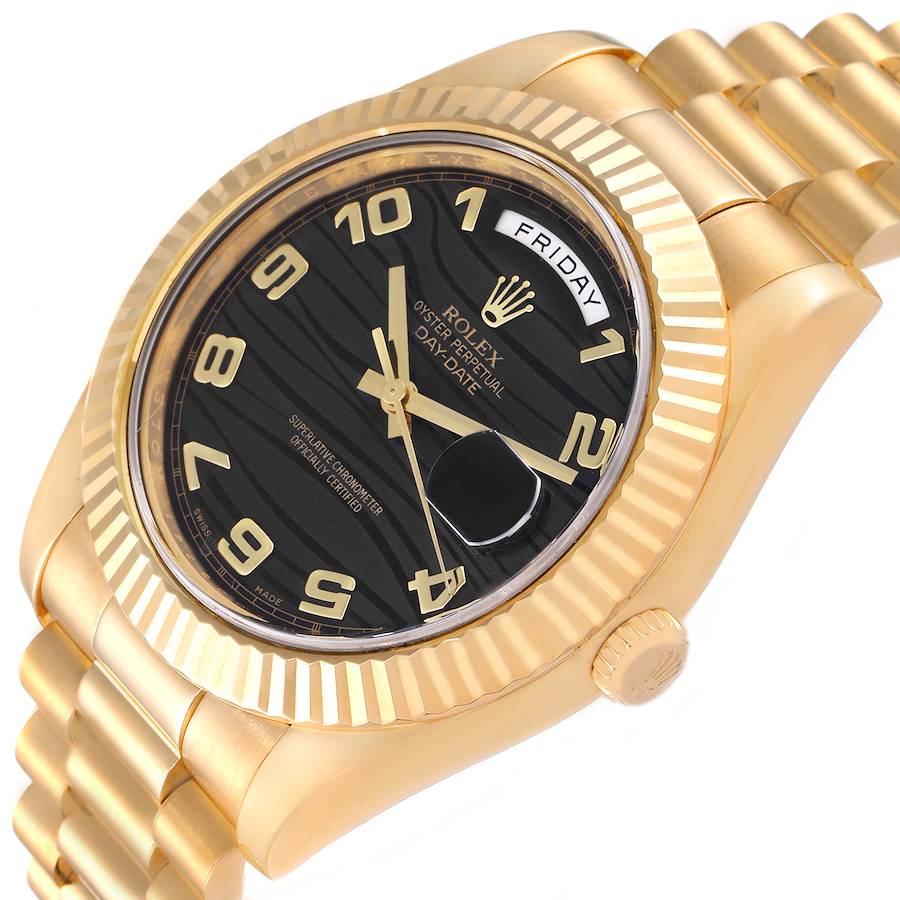 Rolex Day-Date II 41 President Yellow Gold Mens Watch 218238