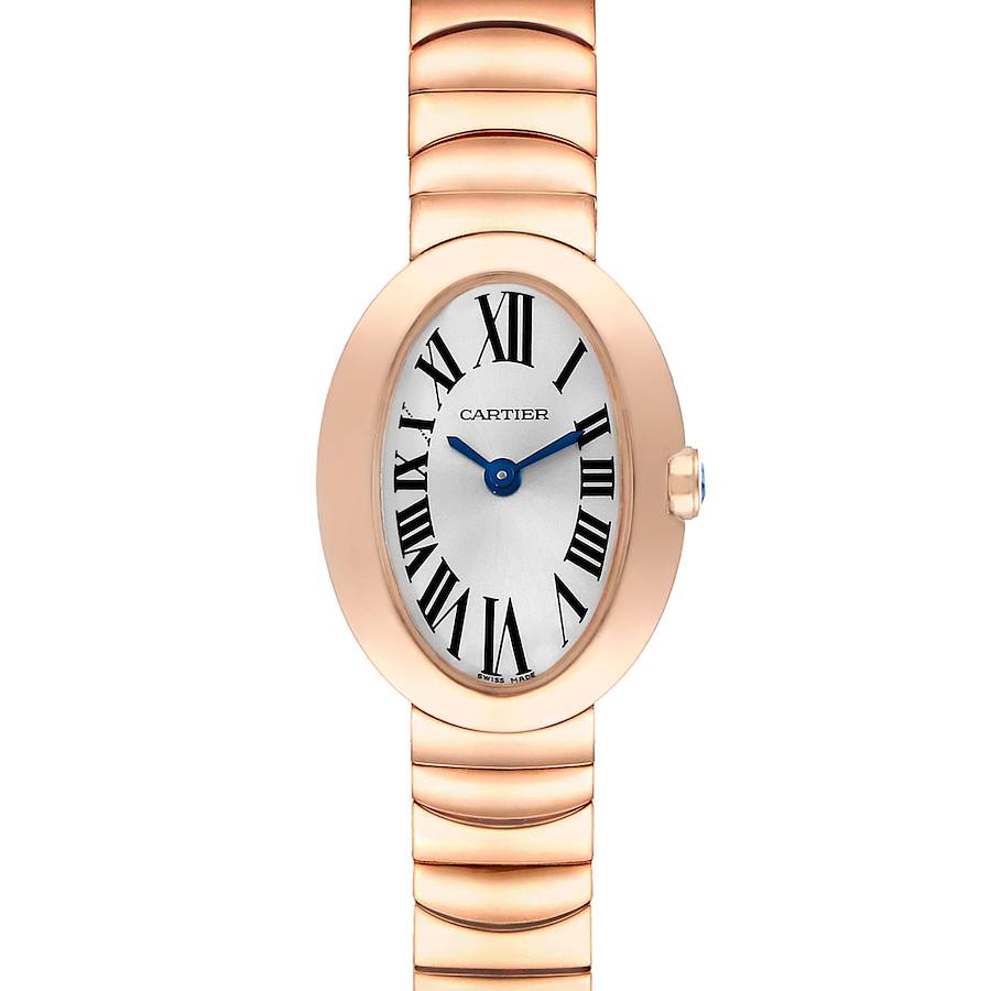 Cartier Baignoire Mini 18K Rose Gold Ladies Watch W8000015