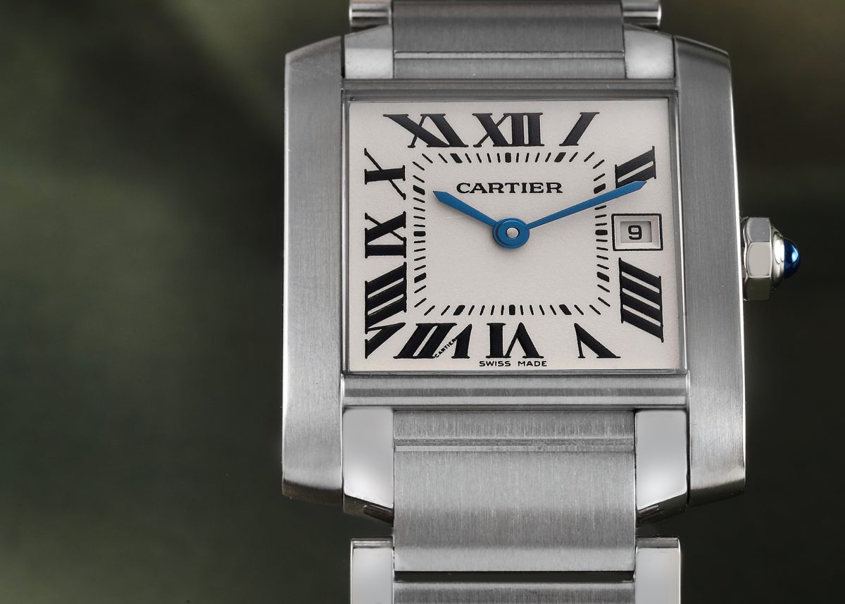 Cartier Tank Francaise White Gold Quartz Ladies Watch W50012S3