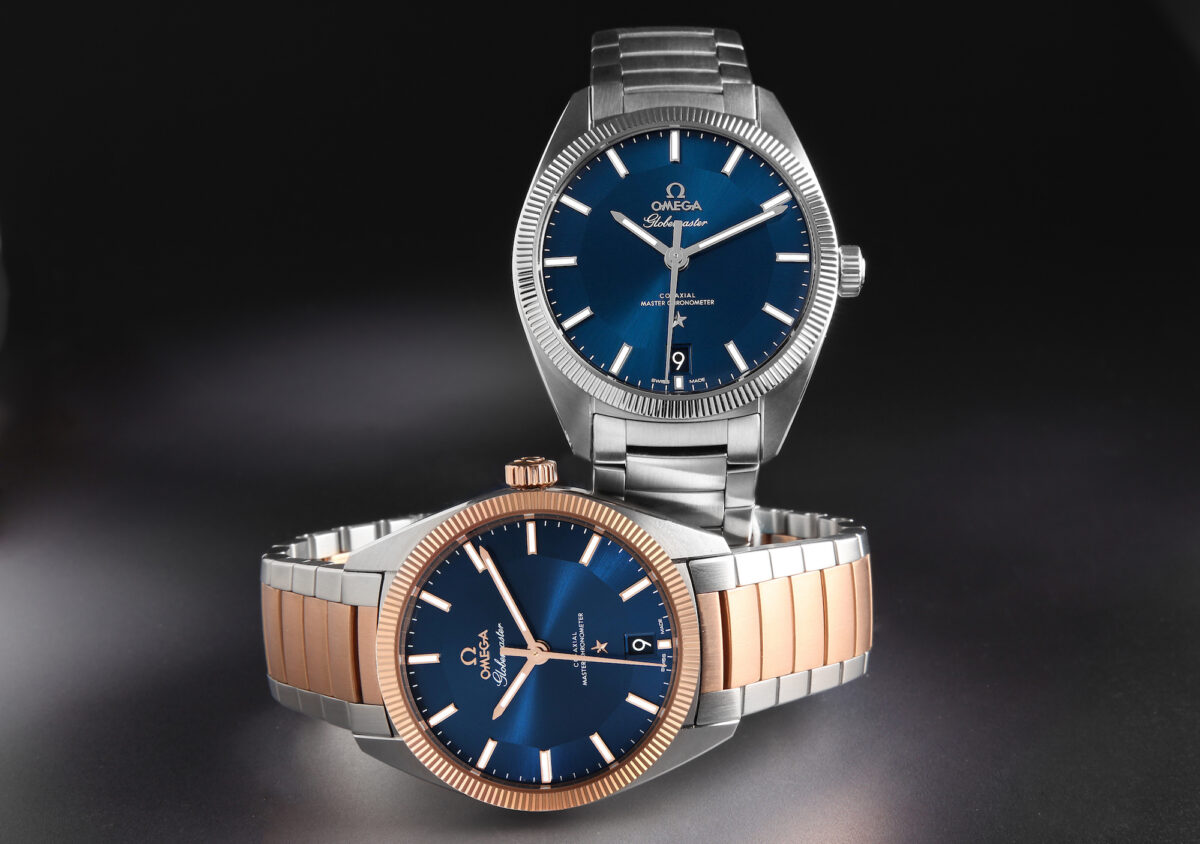 Omega Globemaster Steel and Steel Rose Gold Watches