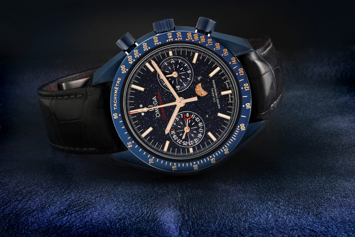 Omega Speedmaster Blue Side of the Moon Watch 304.93.44.52.03.002