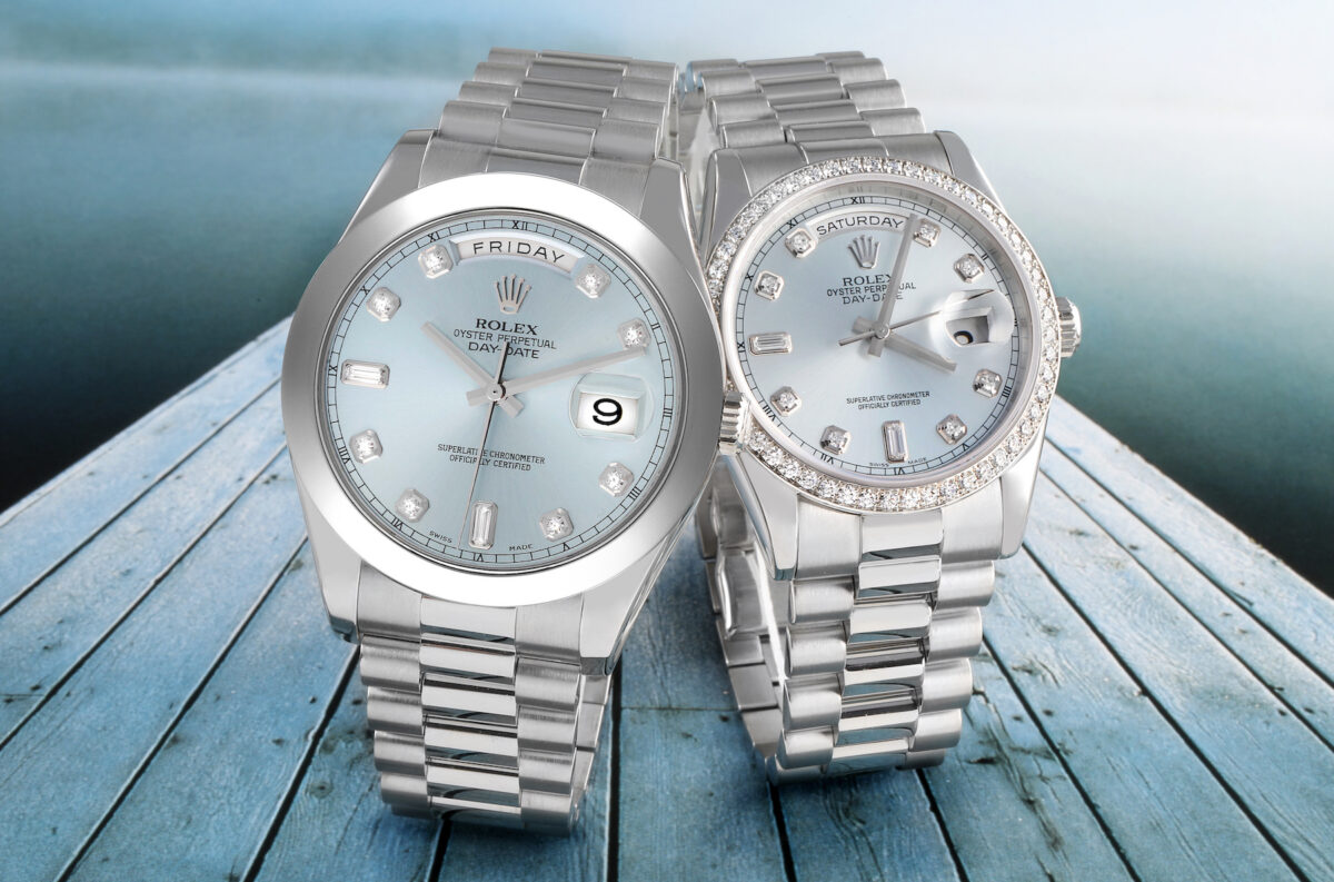 Rolex President Day-Date II and 36 Platinum