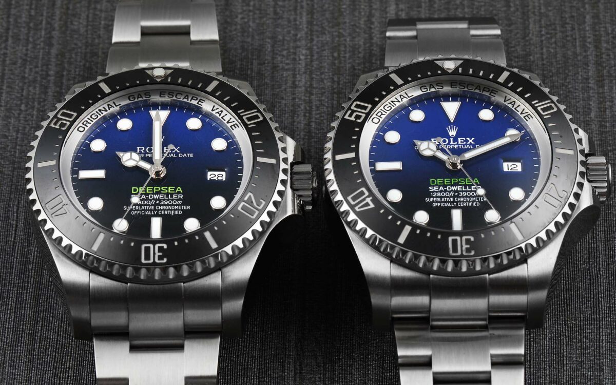 Rolex Seadweller Deepsea Cameron D-Blue 116660 and 126660