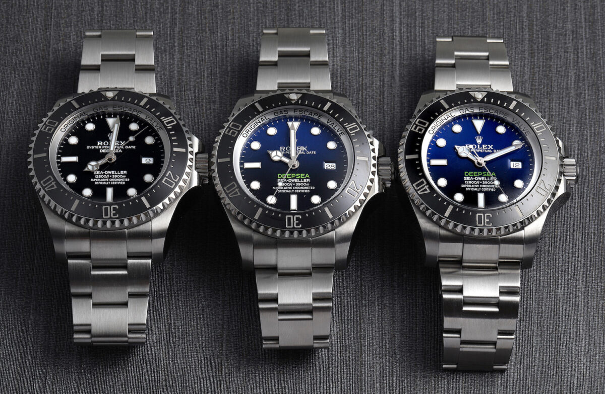 Rolex Seadweller Deepsea Ceramic Bezel Mens Watch 116660, and D-Blue 116660 and 126660