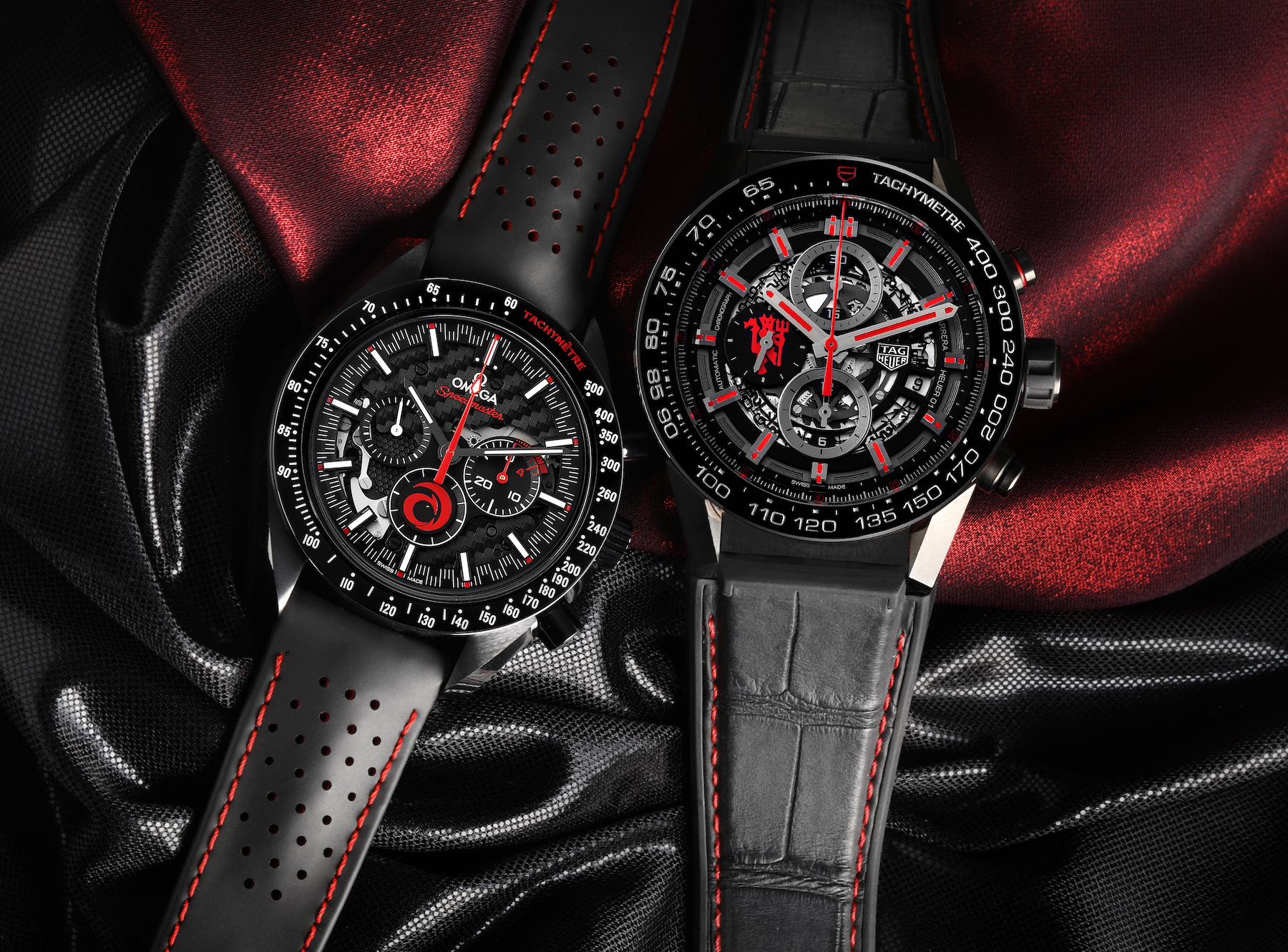 Black and Red Watches  The Watch Club by SwissWatchExpo