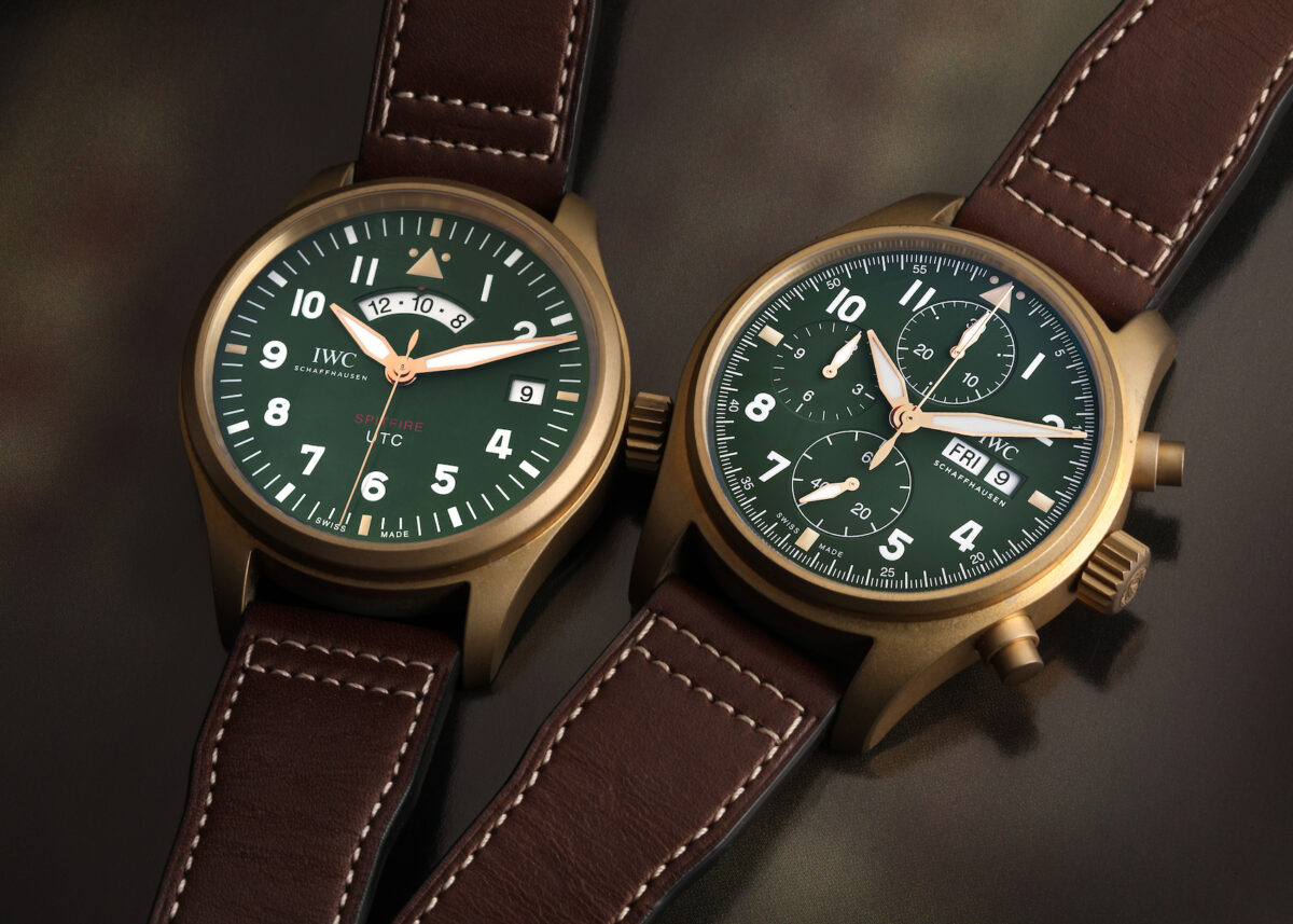 IWC Pilot's Watch Spitfire UTC and Chrongraph Bronze Watches