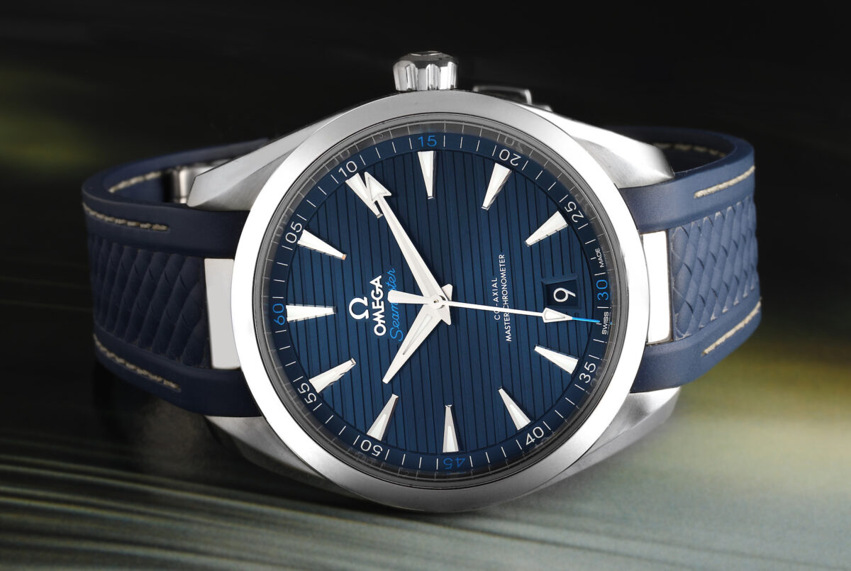 Omega Seamaster Aqua Terra Blue Dial Mens Watch 220.12.41.21.03.001