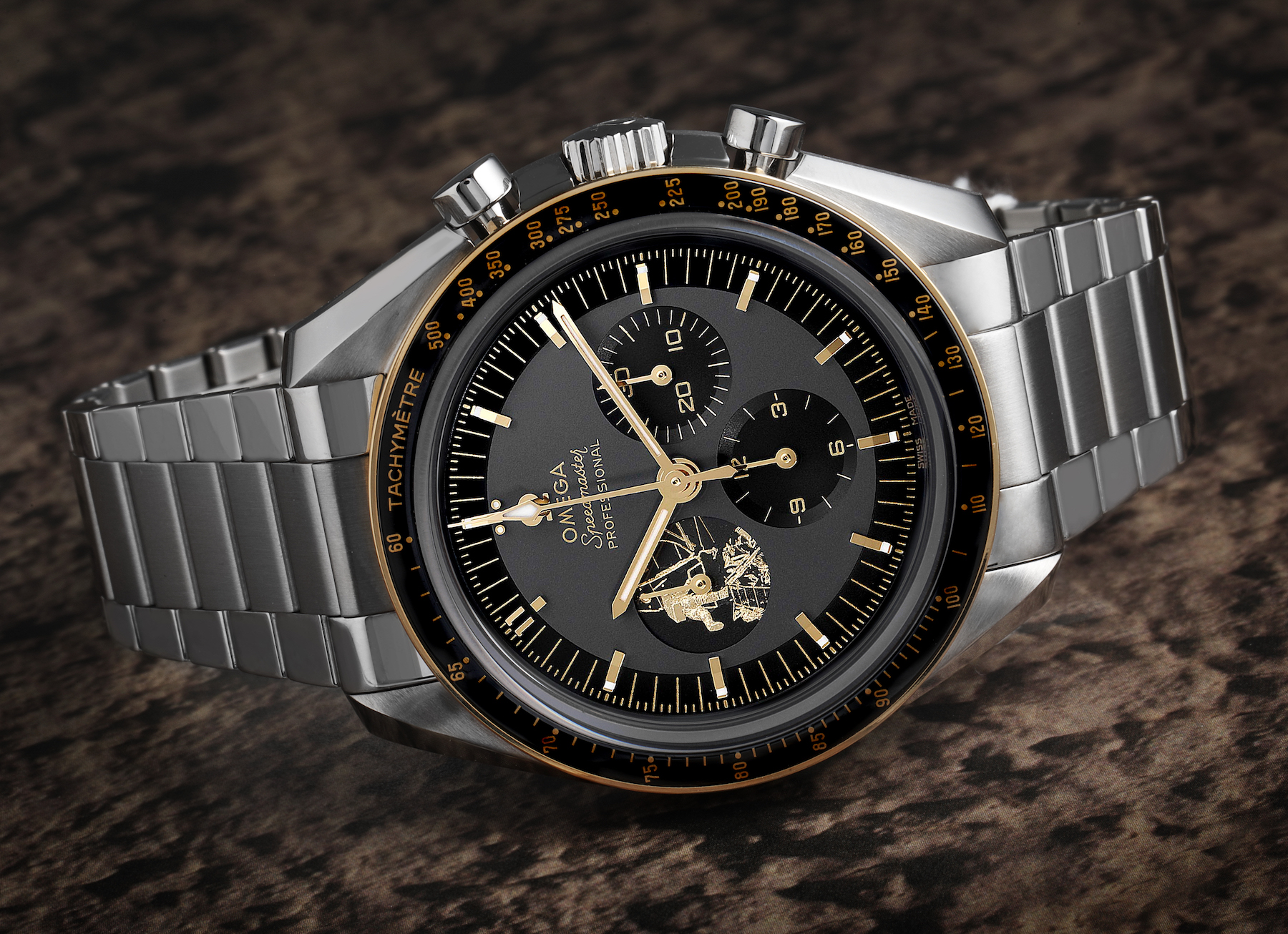 Buzz Aldrin Omega Speedmasters - Omega Speedmaster Apollo 11 Limited Edition Steel Mens Watch 310.20.42.50.01.001